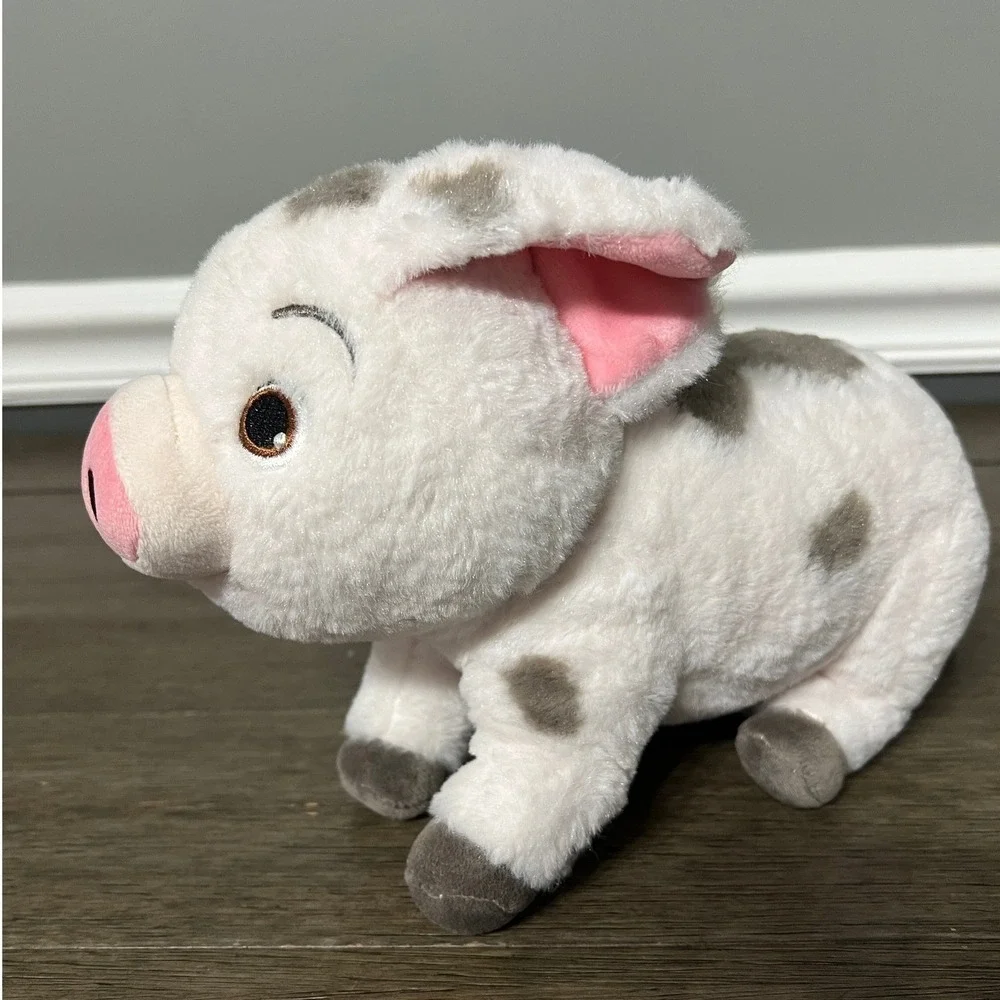 Disney Moana Pua Pig Plush Stuffed Animal‎ Toy Spot Gray Pink
